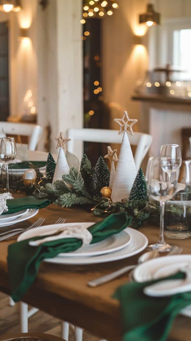 35 Cozy Christmas Table Decor Ideas That Are Easy To Put Together