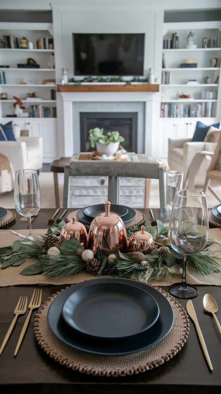 35 Cute And Elegant Winter Tablescape Ideas For Your Table