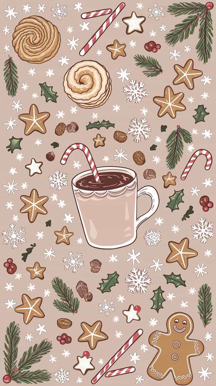 36 Gingerbread Phone Wallpapers That Sweeten the Season