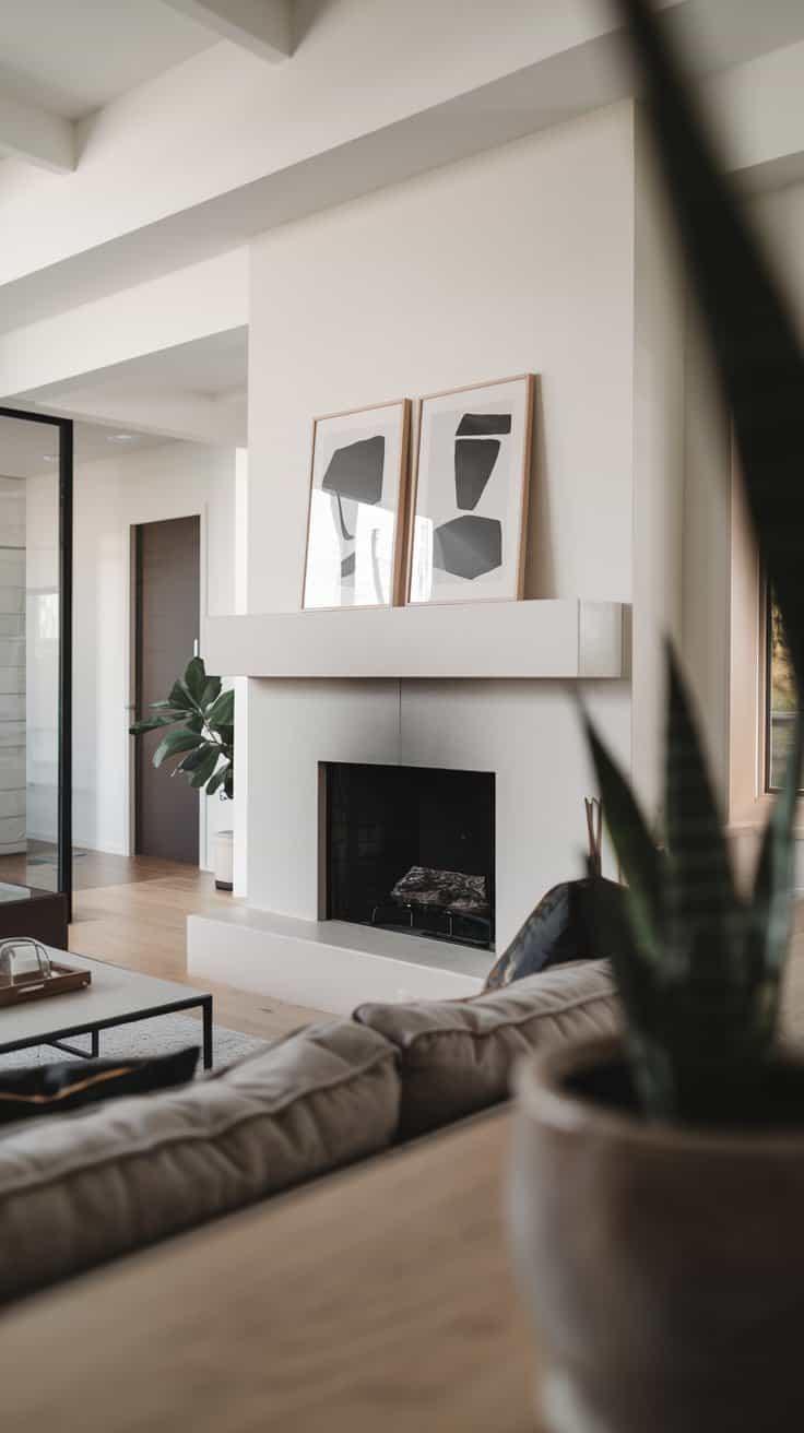 36 Modern Living Room Fireplace Ideas To Spice Up Your Space