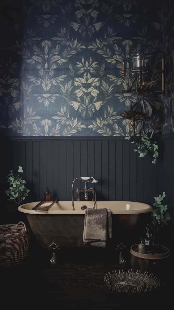 28 Moody Vintage Bathroom Ideas for a Unique Bathroom Look