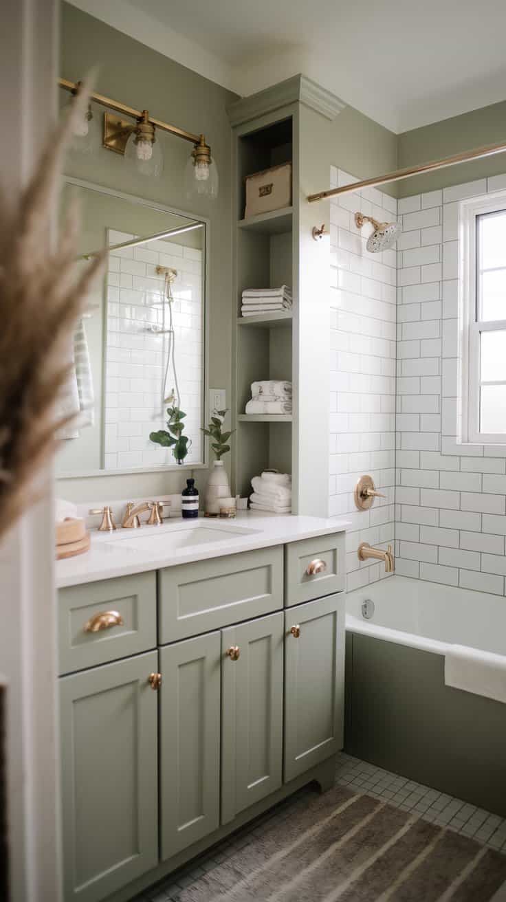 34 Small Full Bathroom Ideas for a Cozy, Functional Space