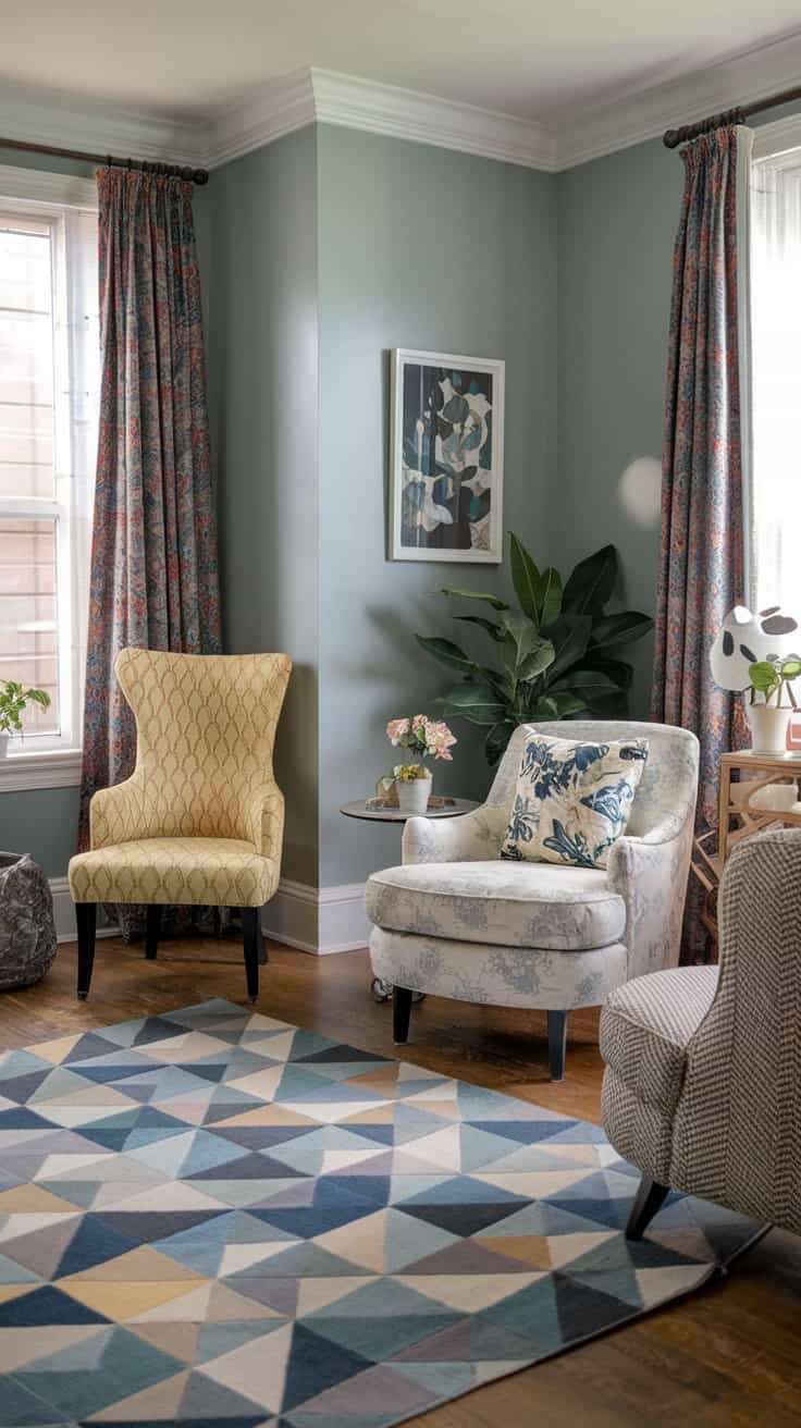 Beautiful view of Modern Apartment Style With Eclectic Furniture Decor