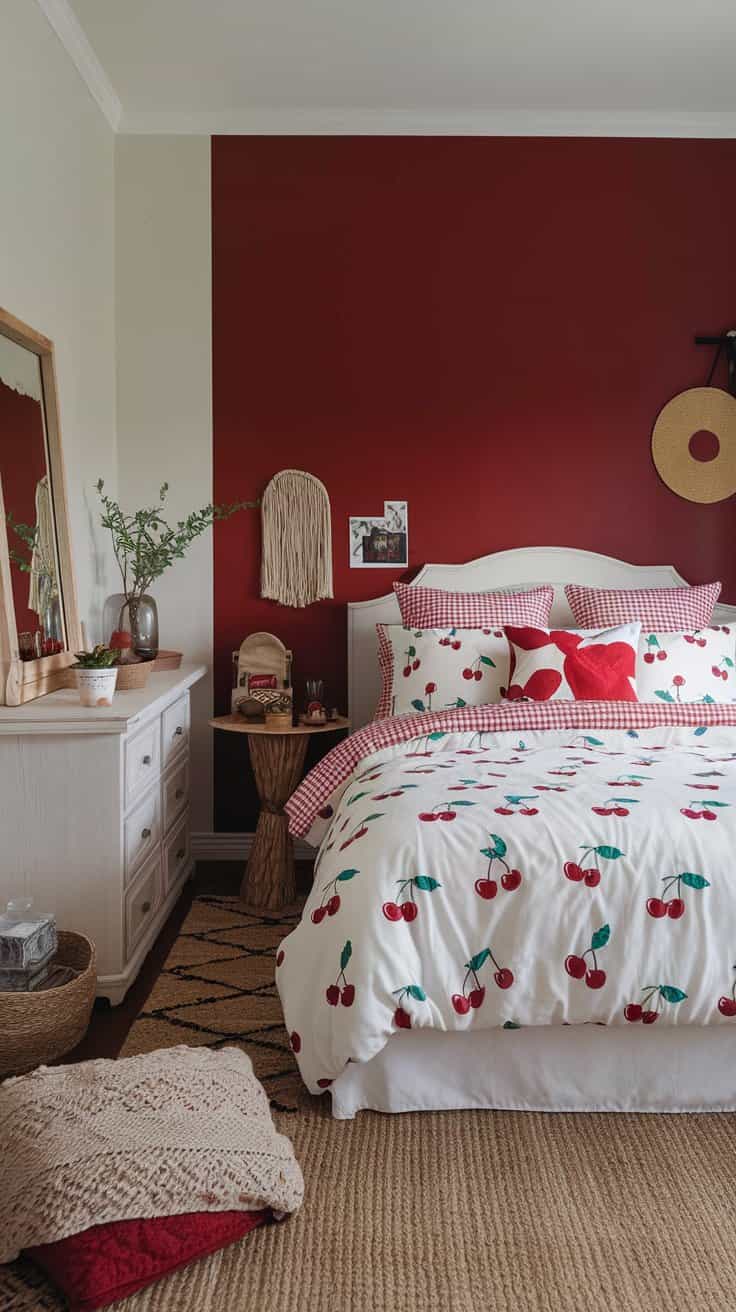 30 Cherry Bedroom Decor Ideas That Work For Adults