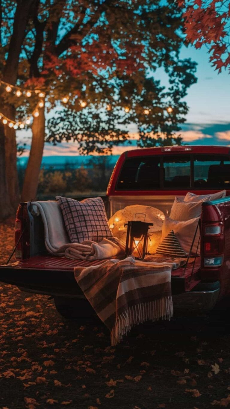 My Tips For The Perfect Date Night in the Bed of a Truck + Checklist