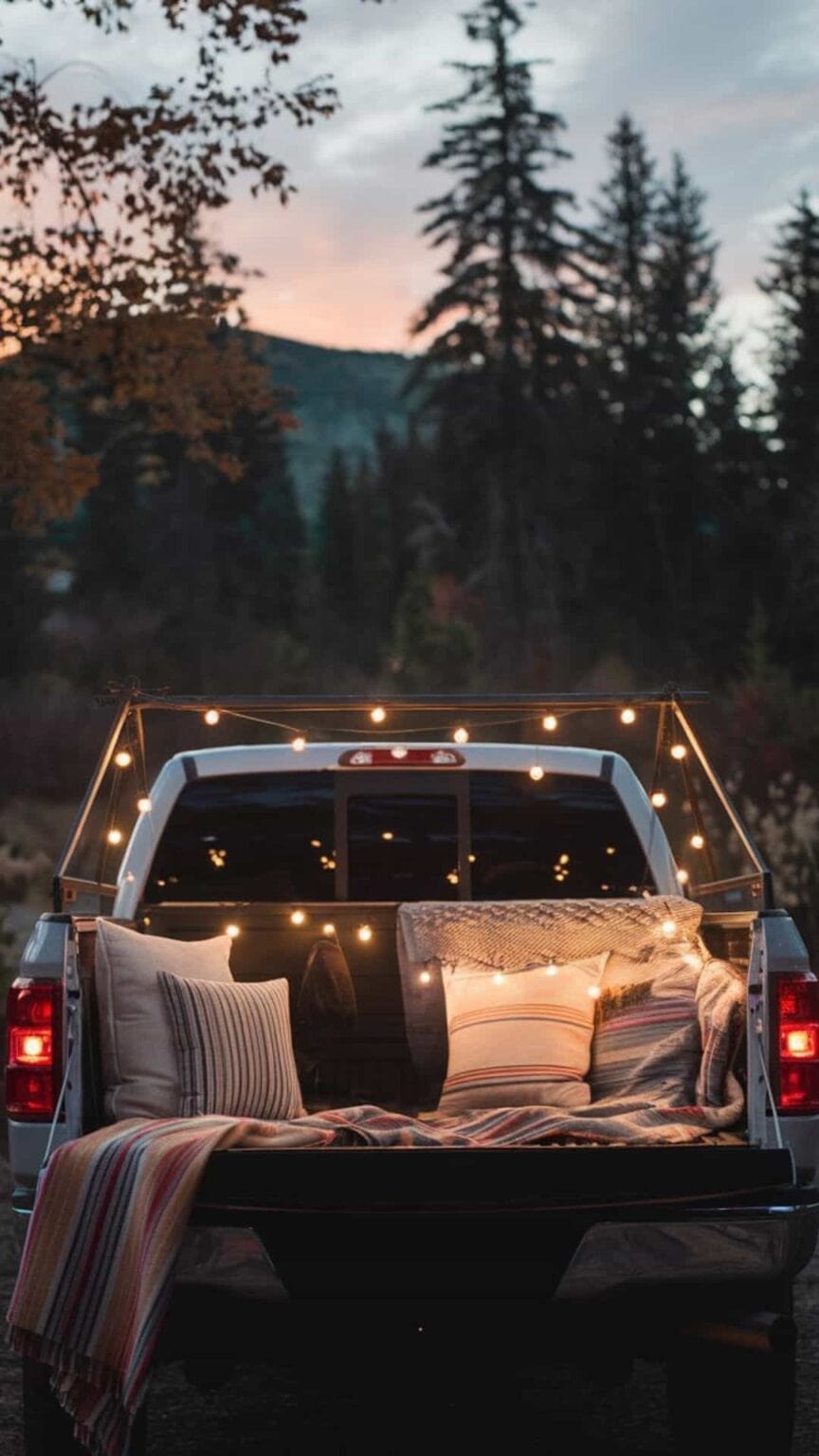 My Tips For The Perfect Date Night in the Bed of a Truck + Checklist