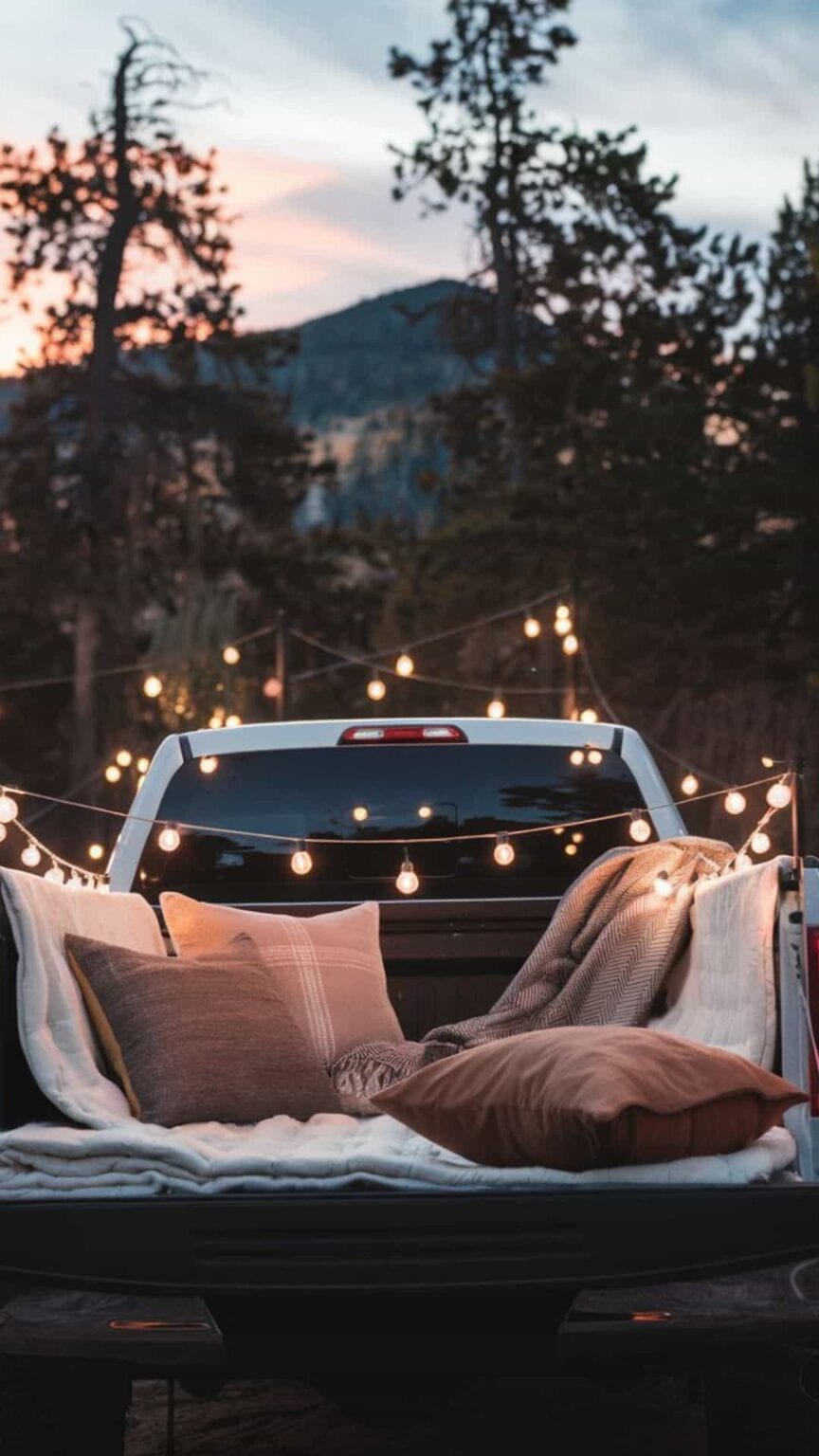 My Tips For The Perfect Date Night in the Bed of a Truck + Checklist