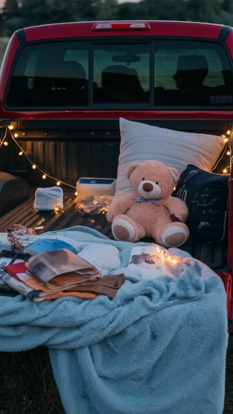 My Tips For The Perfect Date Night in the Bed of a Truck + Checklist