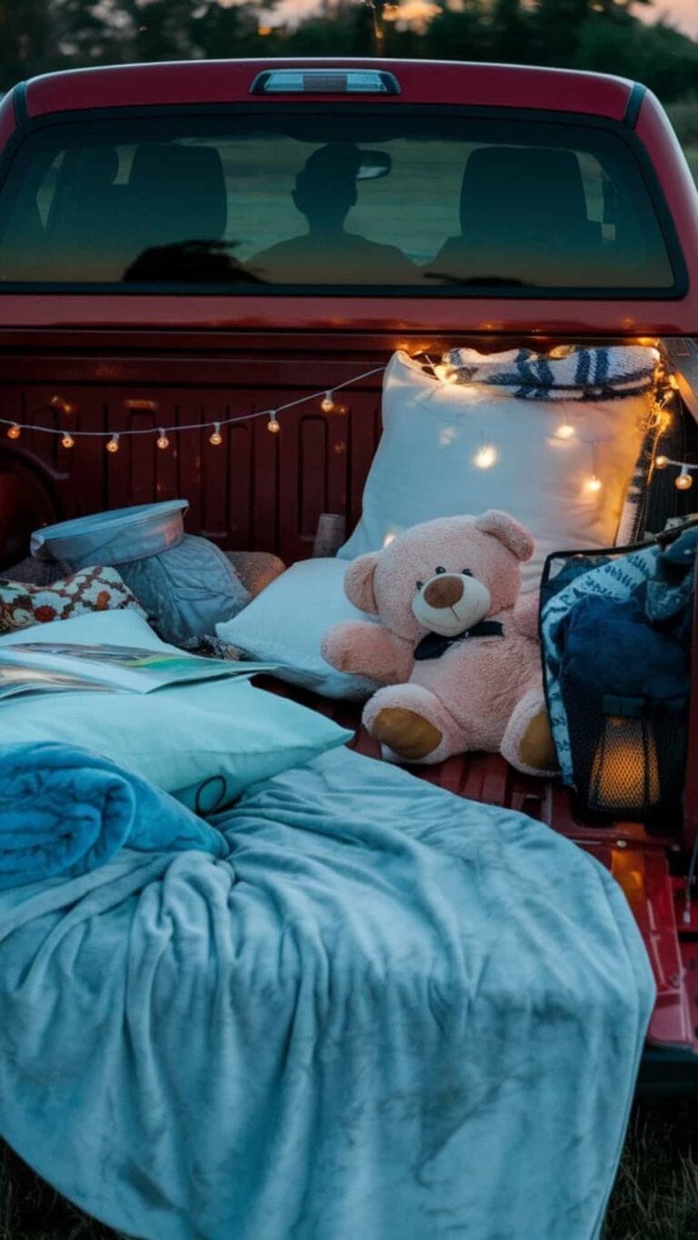 My Tips For The Perfect Date Night in the Bed of a Truck + Checklist
