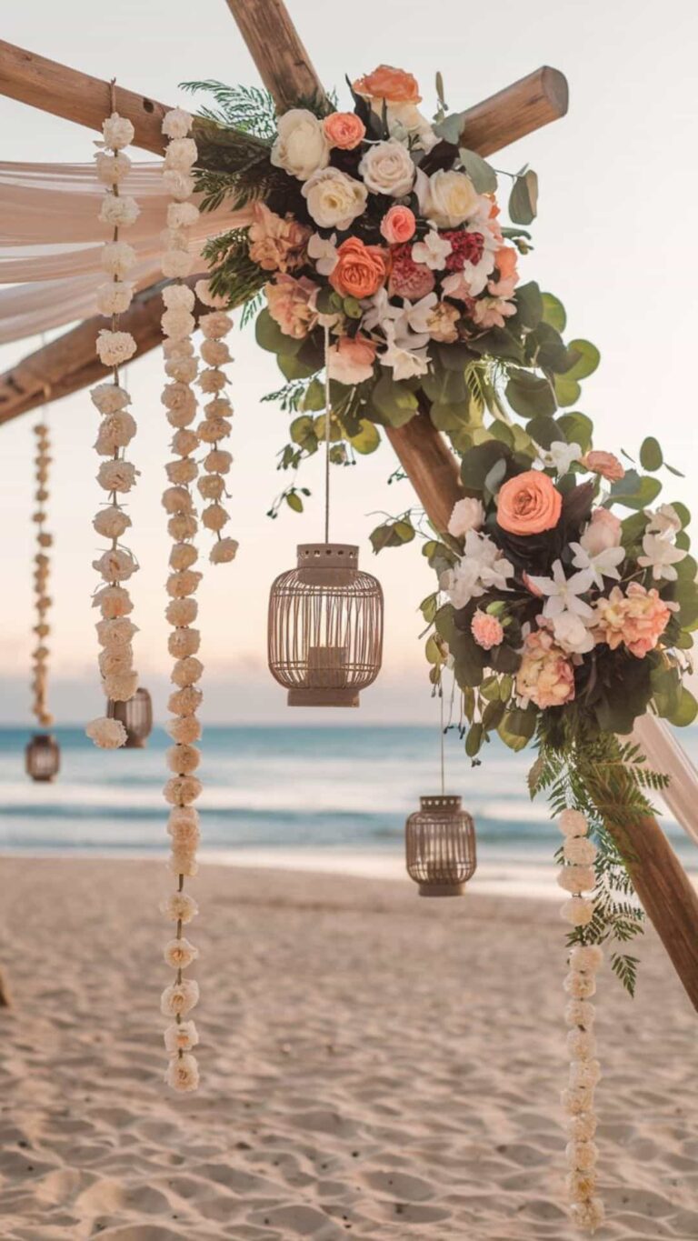 34 Beach Wedding Arch Ideas With Tips To DIY