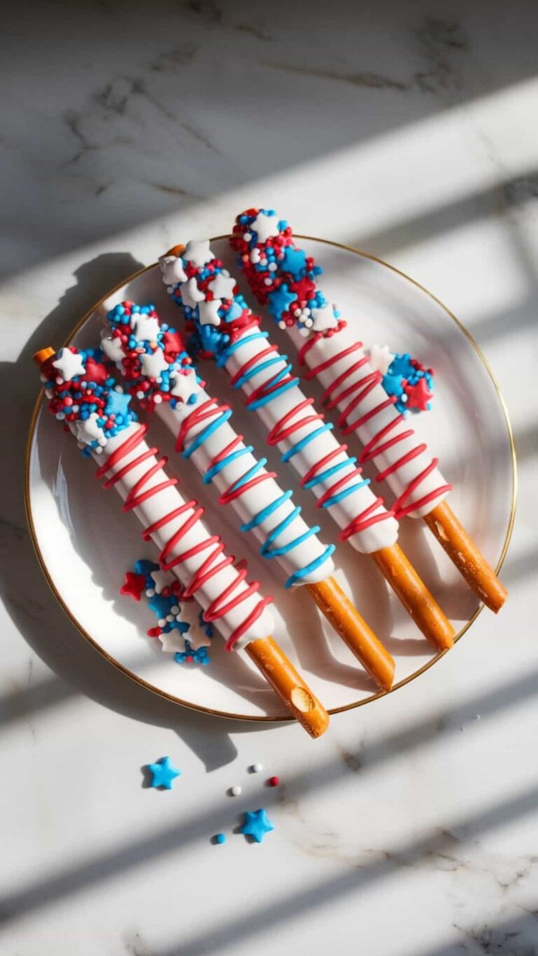 3 Patriotic Pretzel Rods Recipes For The 4th Of july