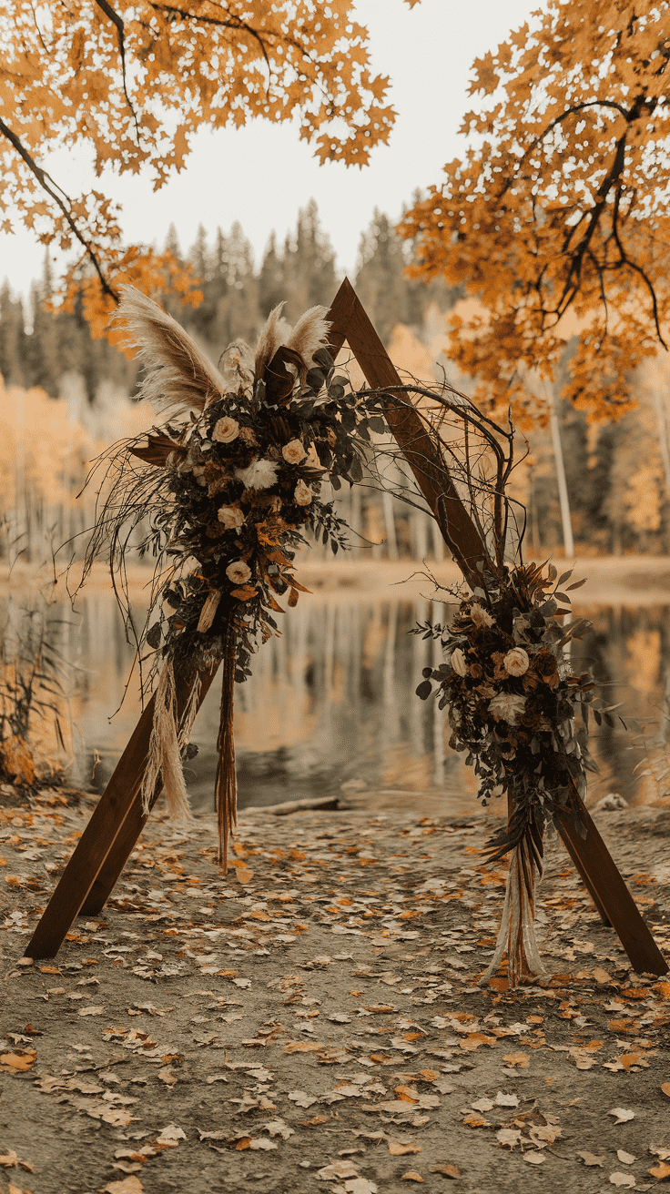 34 Stunning Fall Wedding Arch Ideas And How To DIY Them