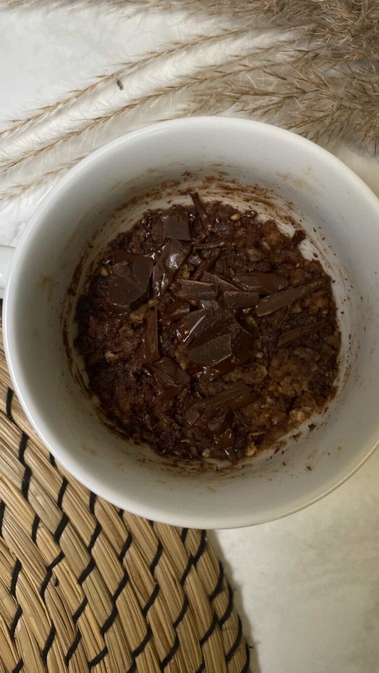 Chocolate Mug Cake Microwave Style: A 5 minute recipe