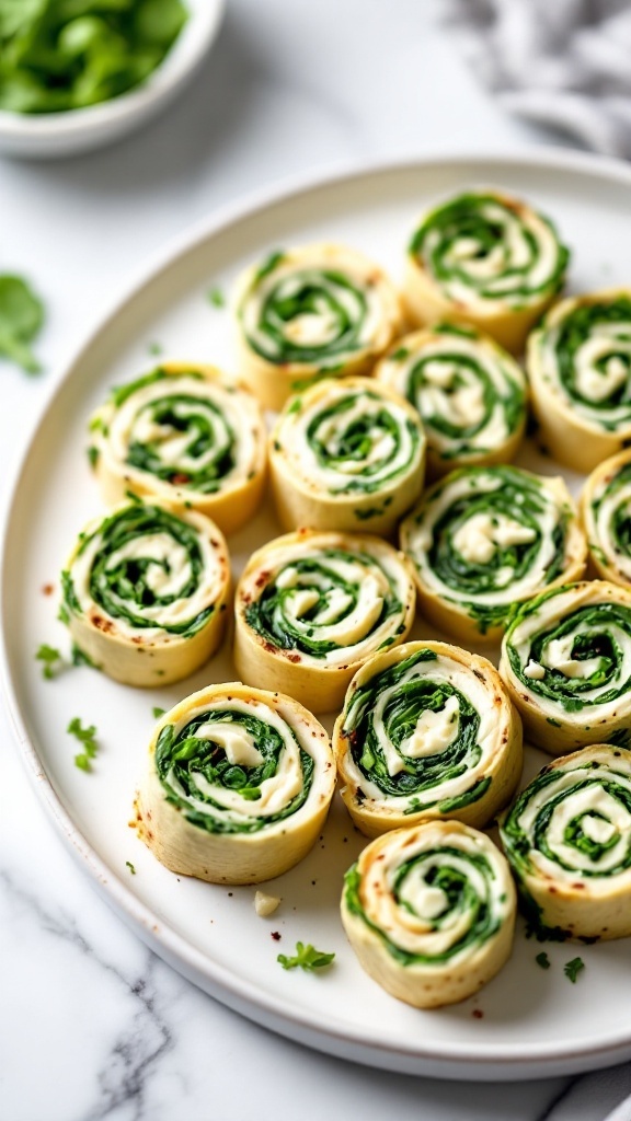 Savory Spinach and Feta Pinwheels