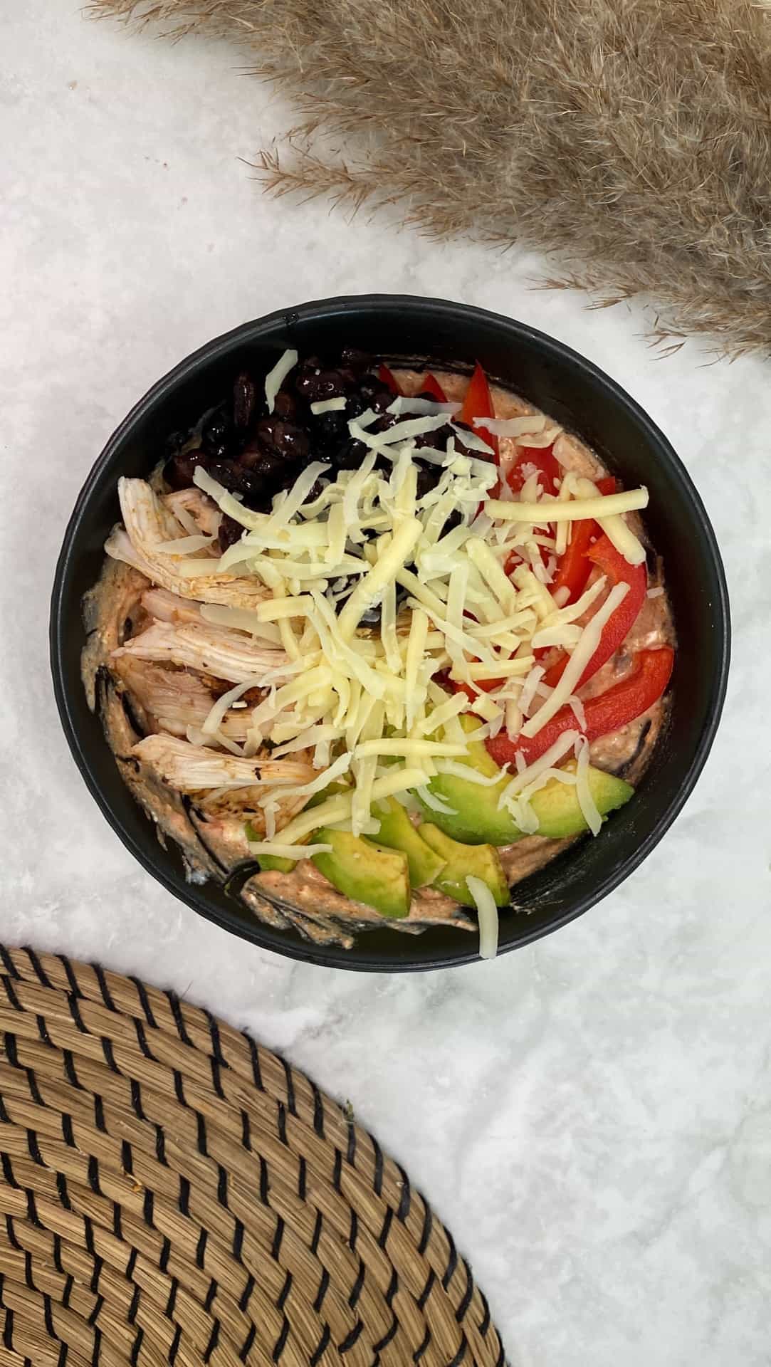 Cottage Cheese Enchilada Bowl