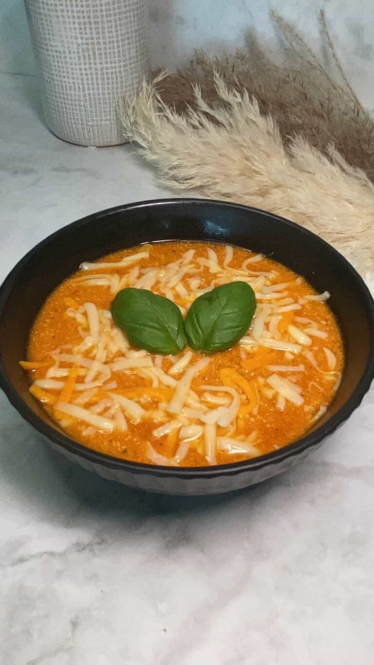 High Protein Cottage Cheese Tomato Soup