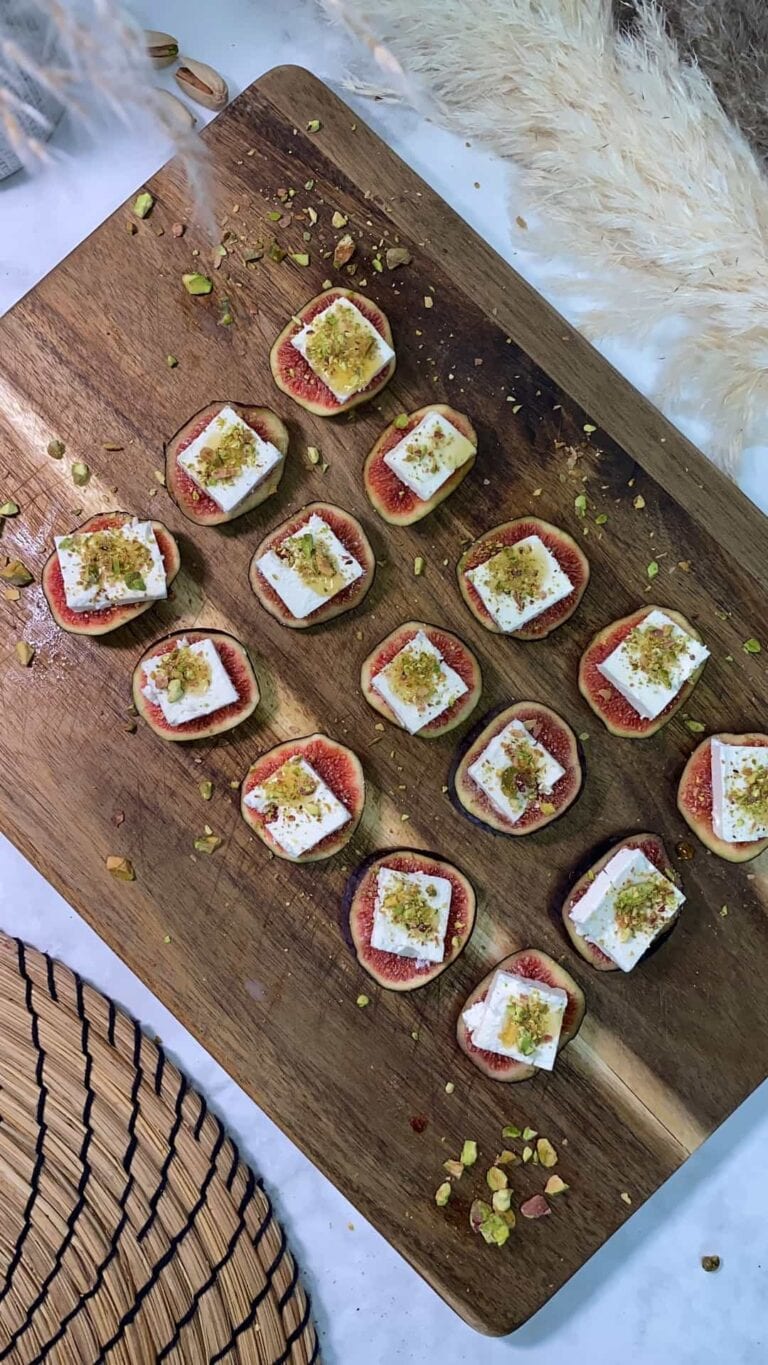 Mini Feta And Fig Bites