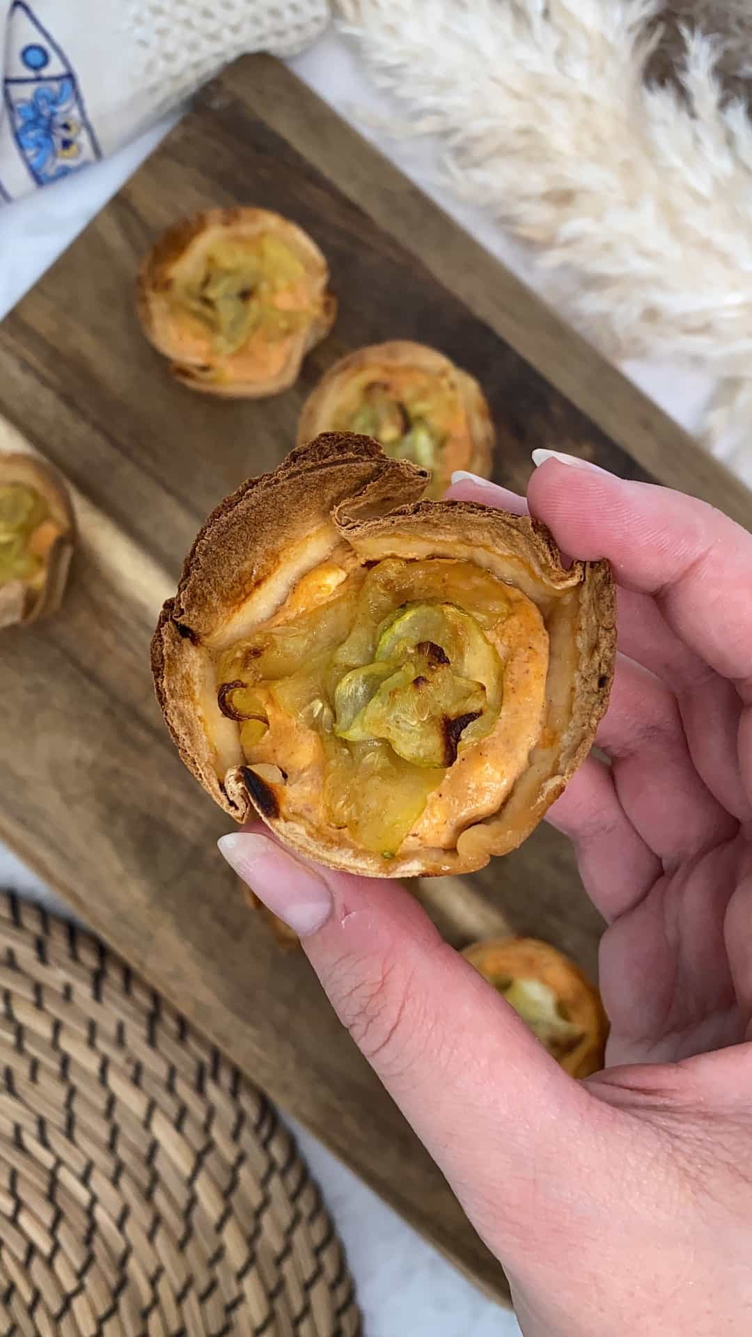 Cottage Cheese Wonton Cups