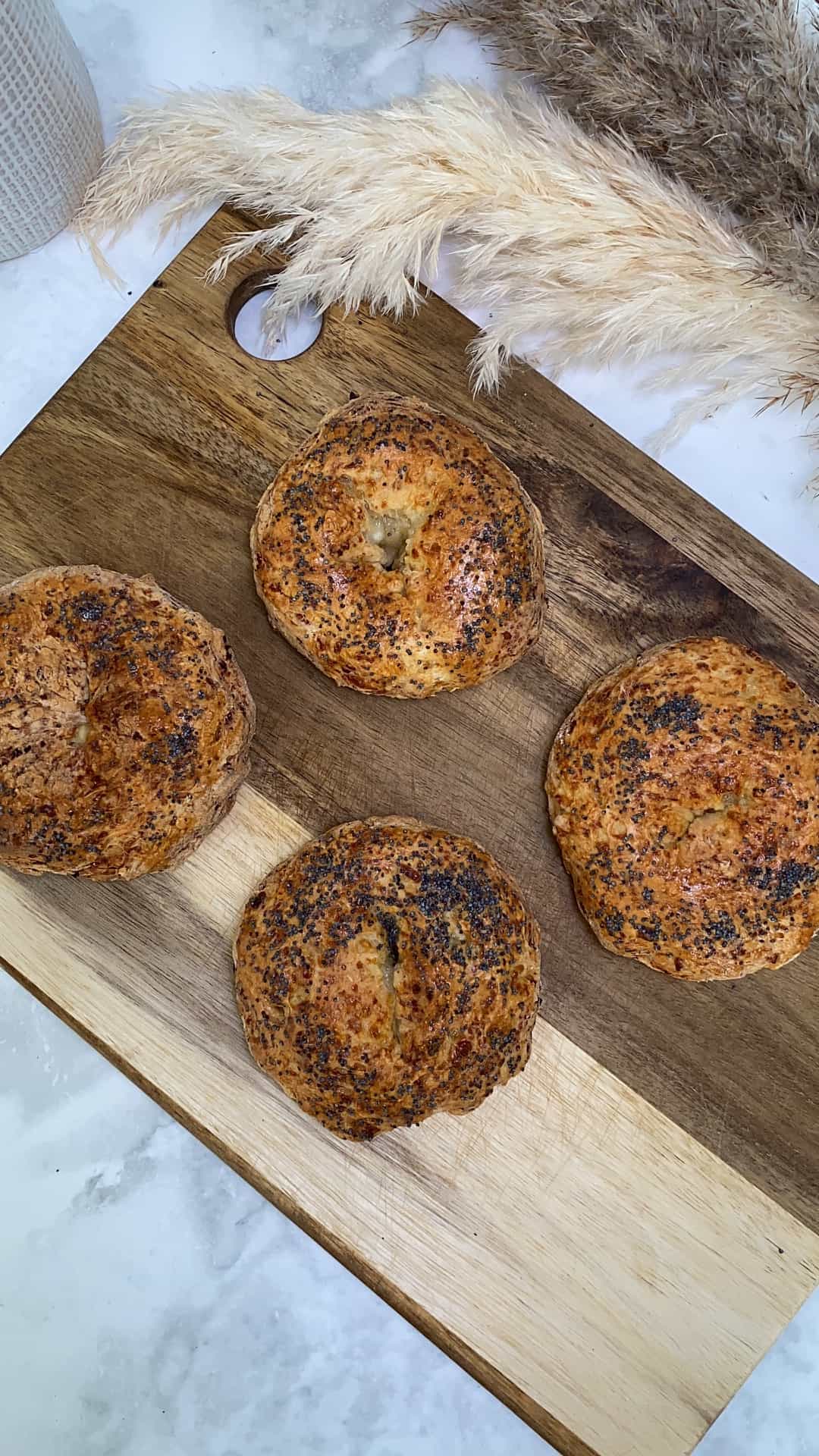 Cottage Cheese Bagels