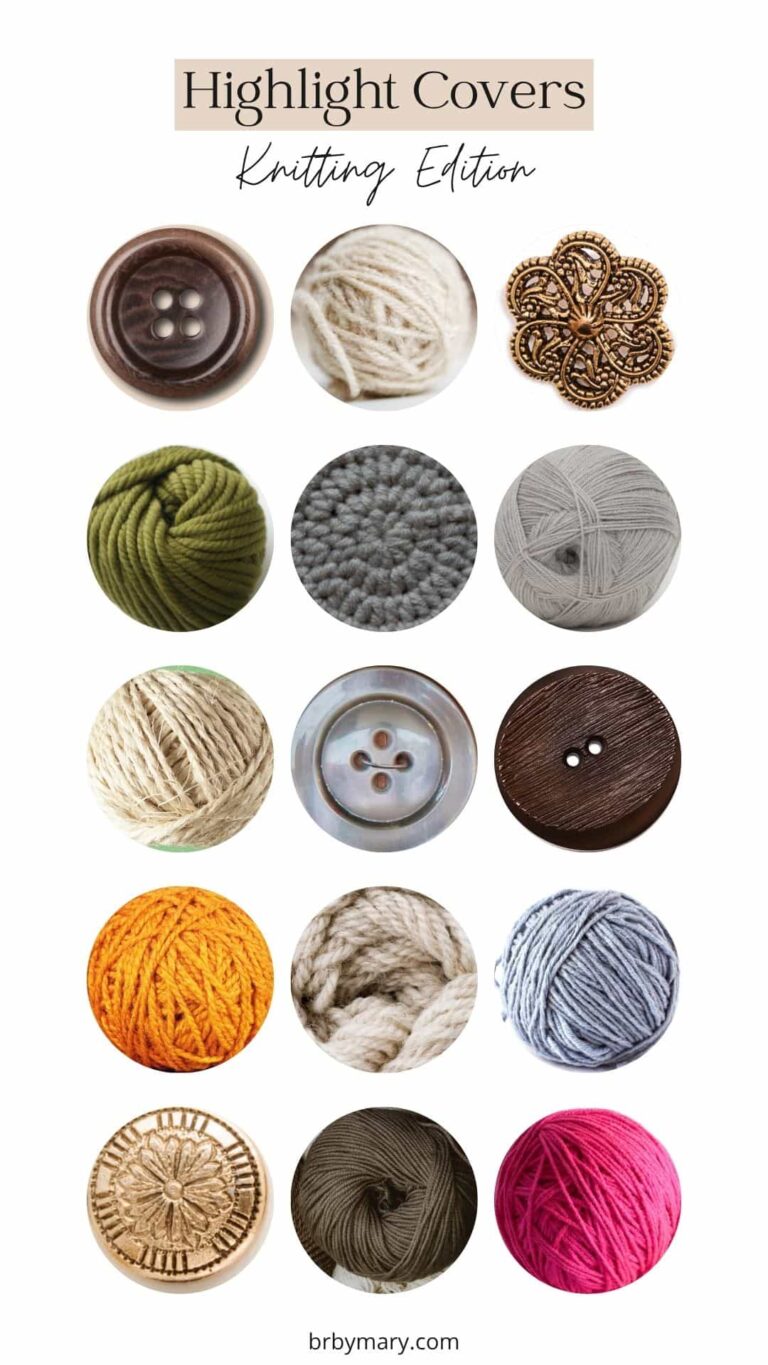 Free Knitting Highlight Covers For Instagram Stories