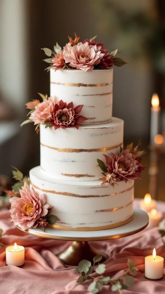 14 Gorgeous Rosewood and Gold color Palette for a Fall Wedding
