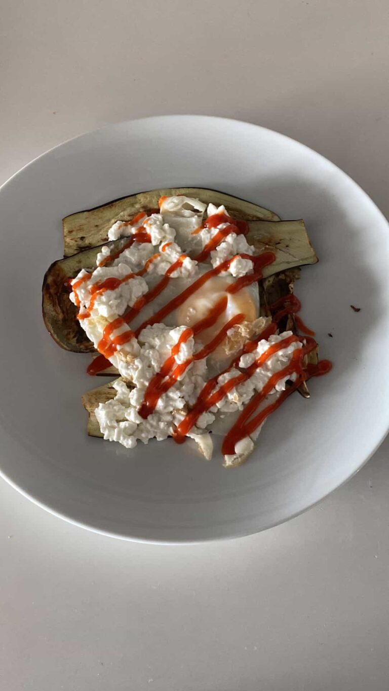 Eggplant High Protein Breakfast