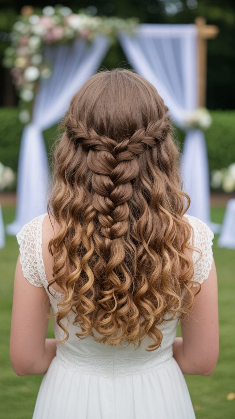 30 Stunning Wedding Hairstyles for Long Curly Hair